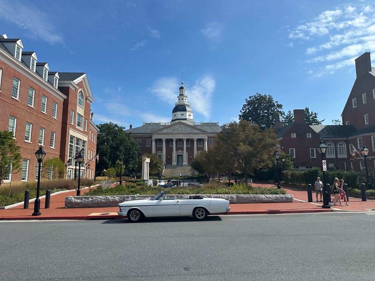 1966 Ford Galaxie in front of the Maryland State Capitol in Annapolis