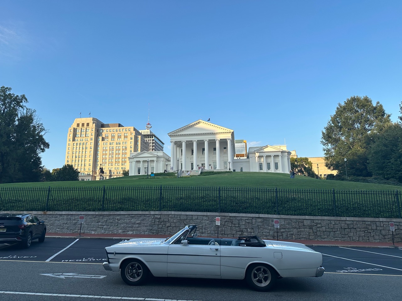 1966 Ford Galaxie in front of the Virginia State Capitol in Richmond