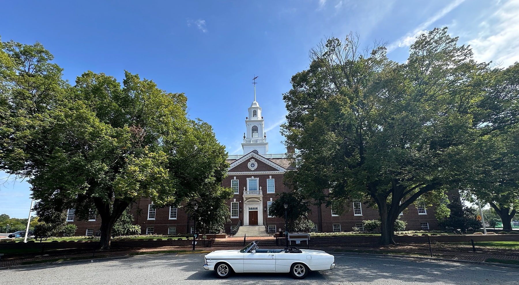 1966 Ford Galaxie in front of the Delaware State Capitol in Dover