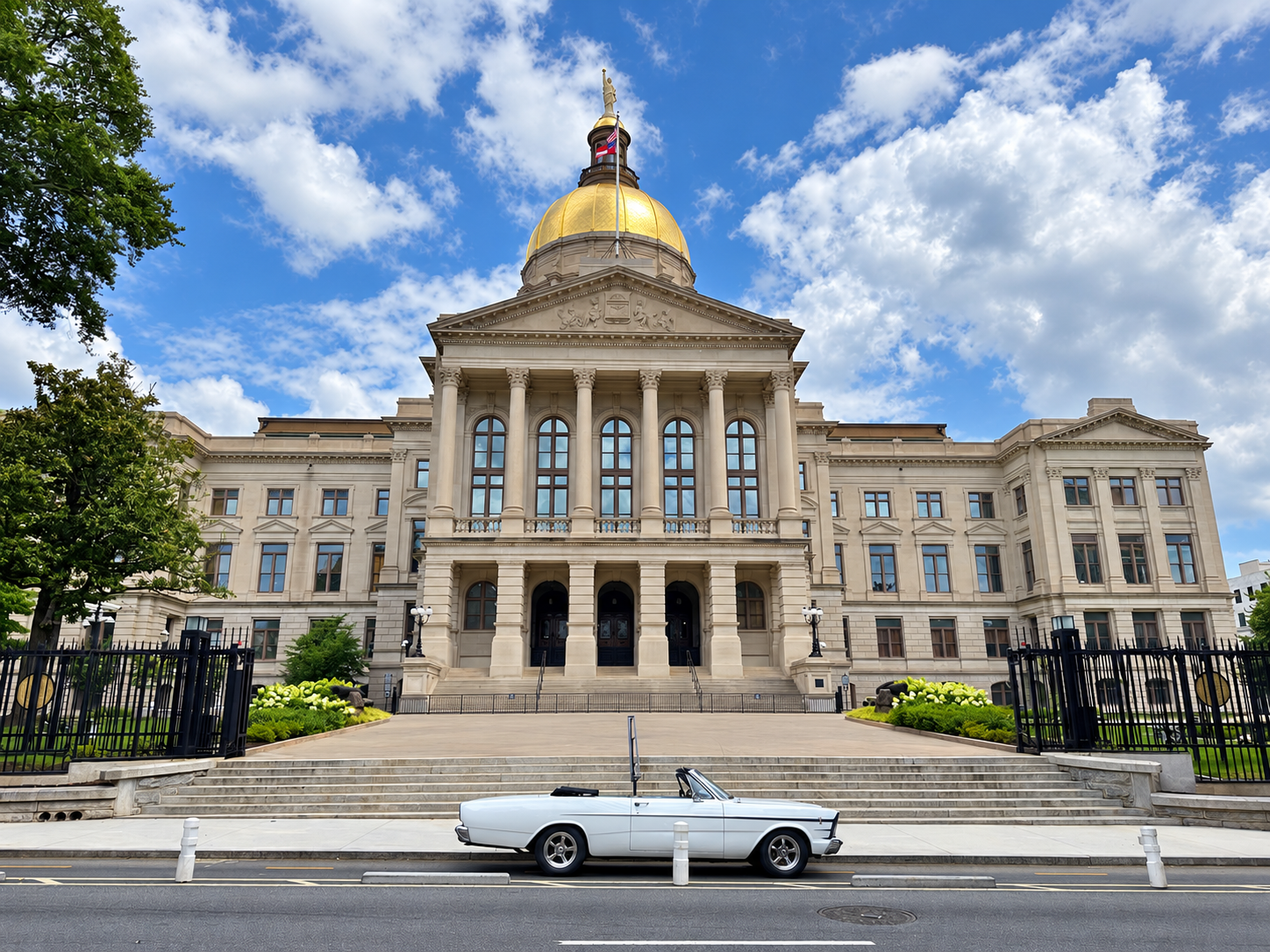 1966 Ford Galaxie in front of the Georgia State Capitol in Atlanta